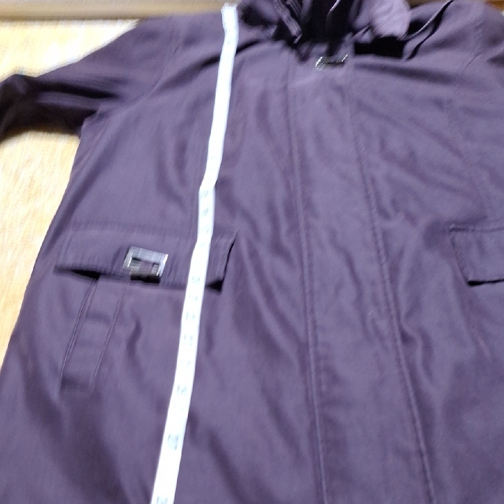 Women's Hooded Utility Jacket in Deep Purple - Picture 14 of 16